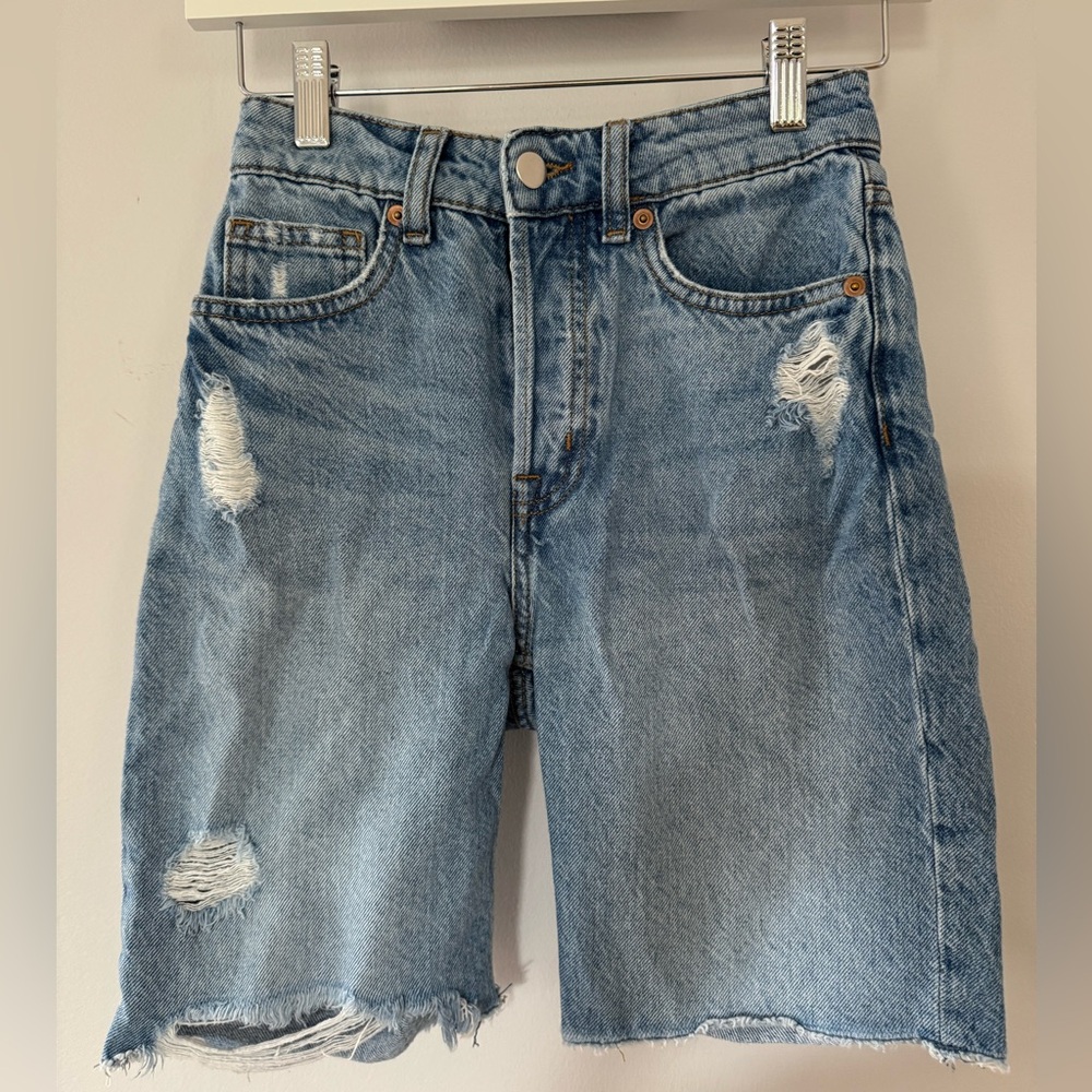 H&M Light Blue Denim Shorts